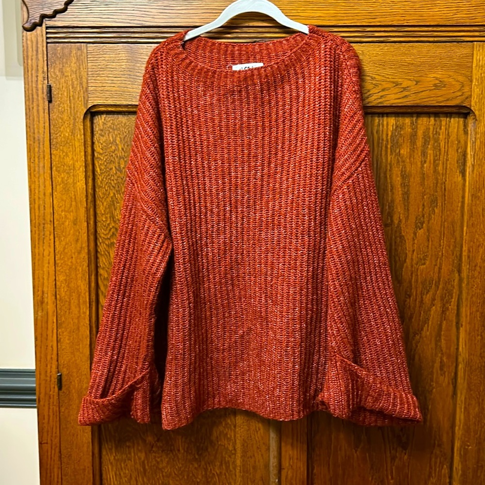 Orange sweater